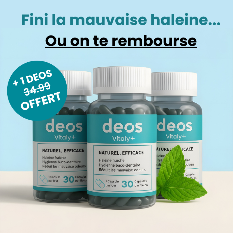 Deos | Complément anti-odeur