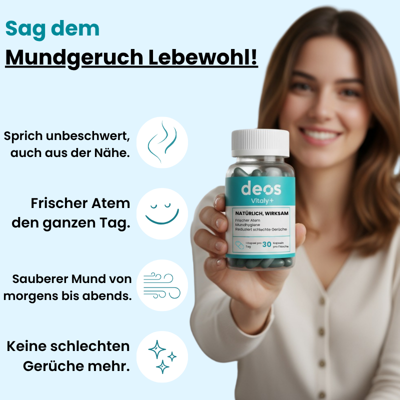 Deos - Anti-Geruchs-Nahrungsergänzungsmittel
