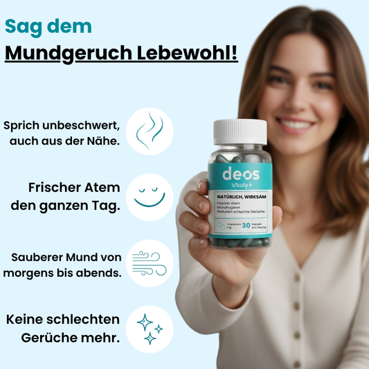 Deos - Anti-Geruchs-Nahrungsergänzungsmittel