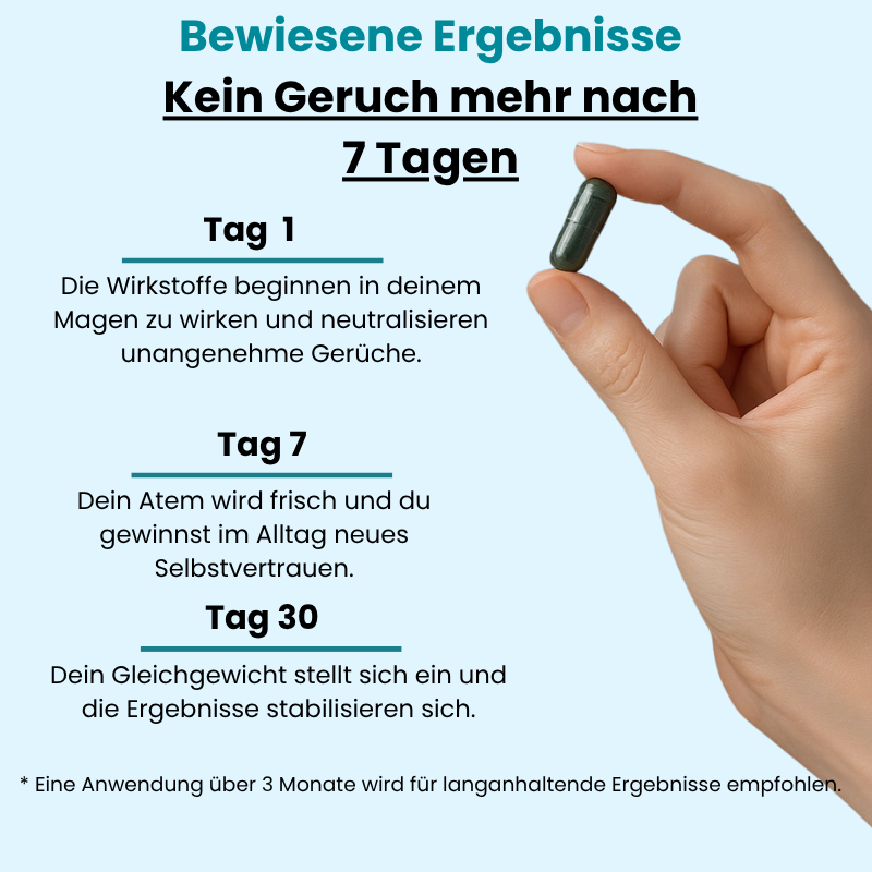 Deos - Anti-Geruchs-Nahrungsergänzungsmittel