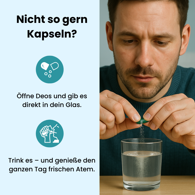 Deos - Anti-Geruchs-Nahrungsergänzungsmittel