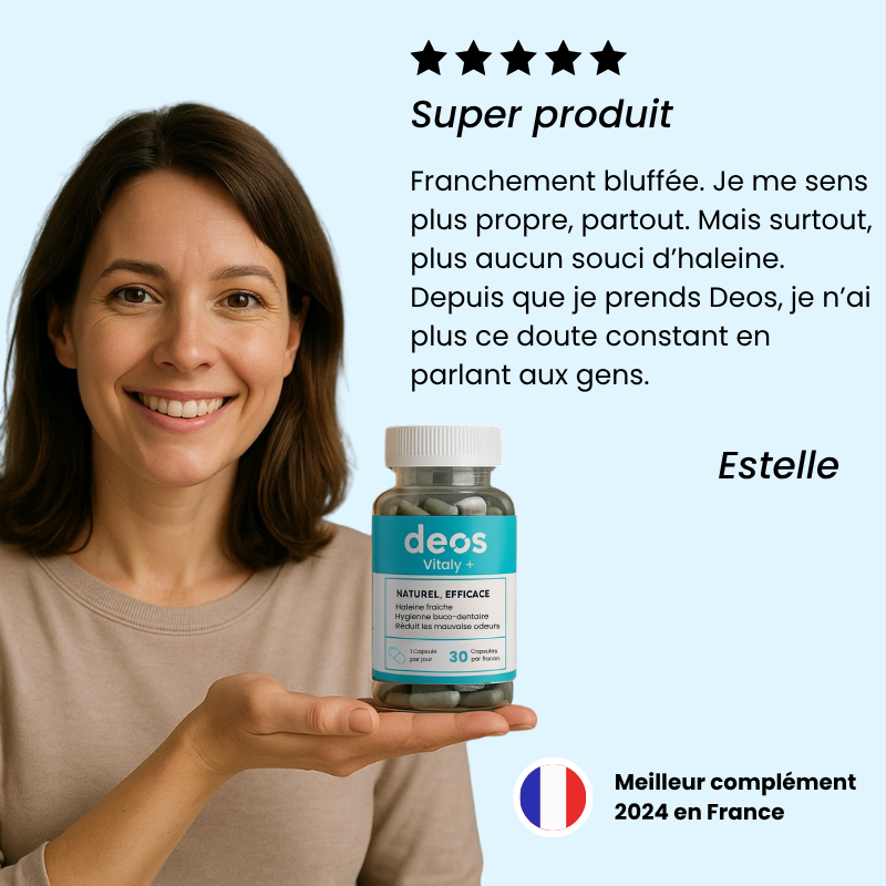 Deos | Complément anti-odeur