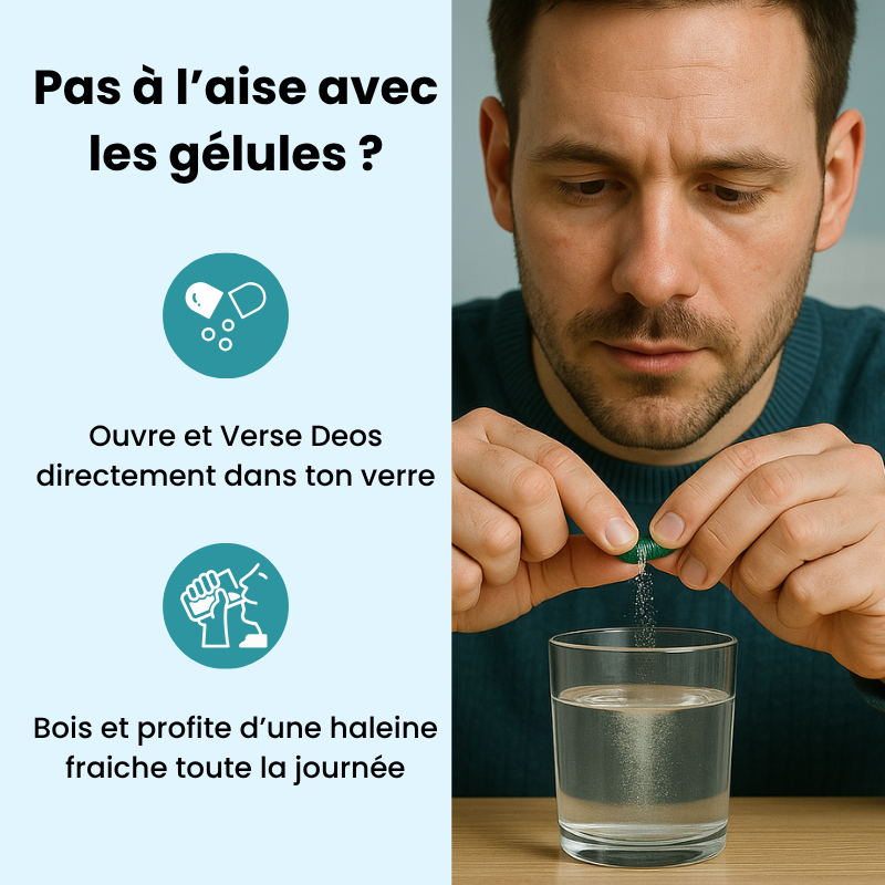 Deos | Complément anti-odeur