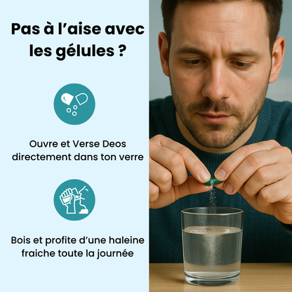 Deos | Complément anti-odeur
