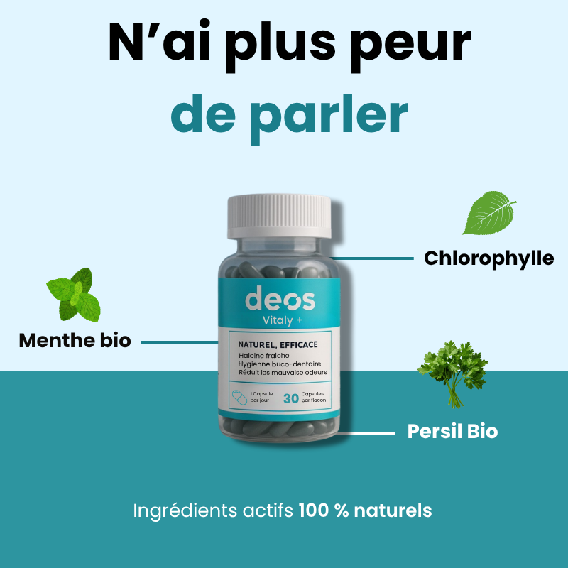 Deos | Complément anti-odeur