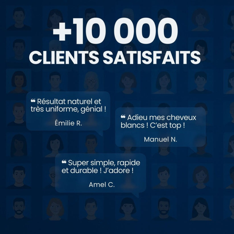 Shampoing colorant instantané